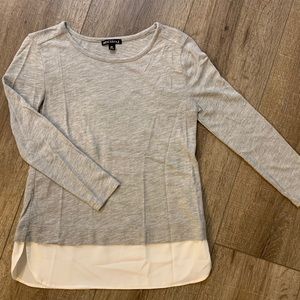 EUC Layered 3/4 Sweater - J. Crew Mercantile